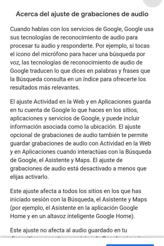 Google Términos
