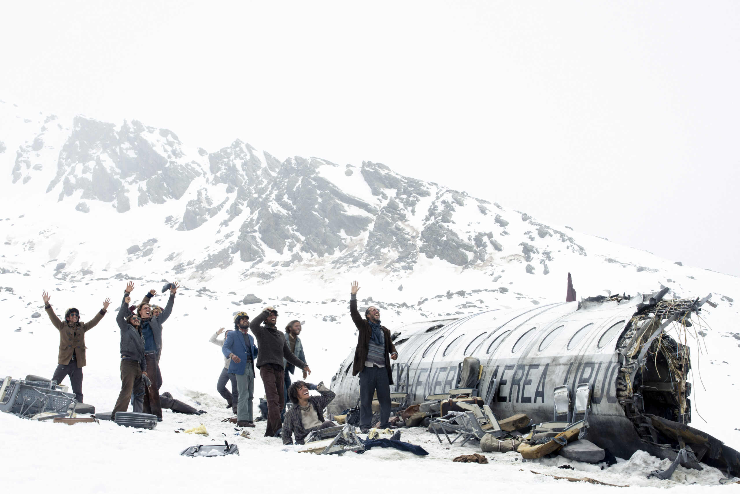 Película Sociedad de la Nieve disponible en Netflix desde enero.