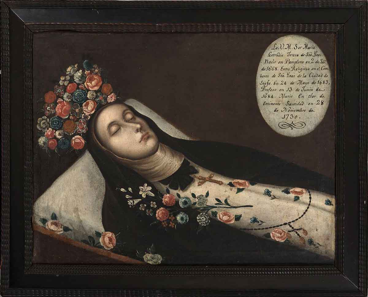 Sor María Gertrudis de Santa Inés es una de las monjas coronadas de Colombia.