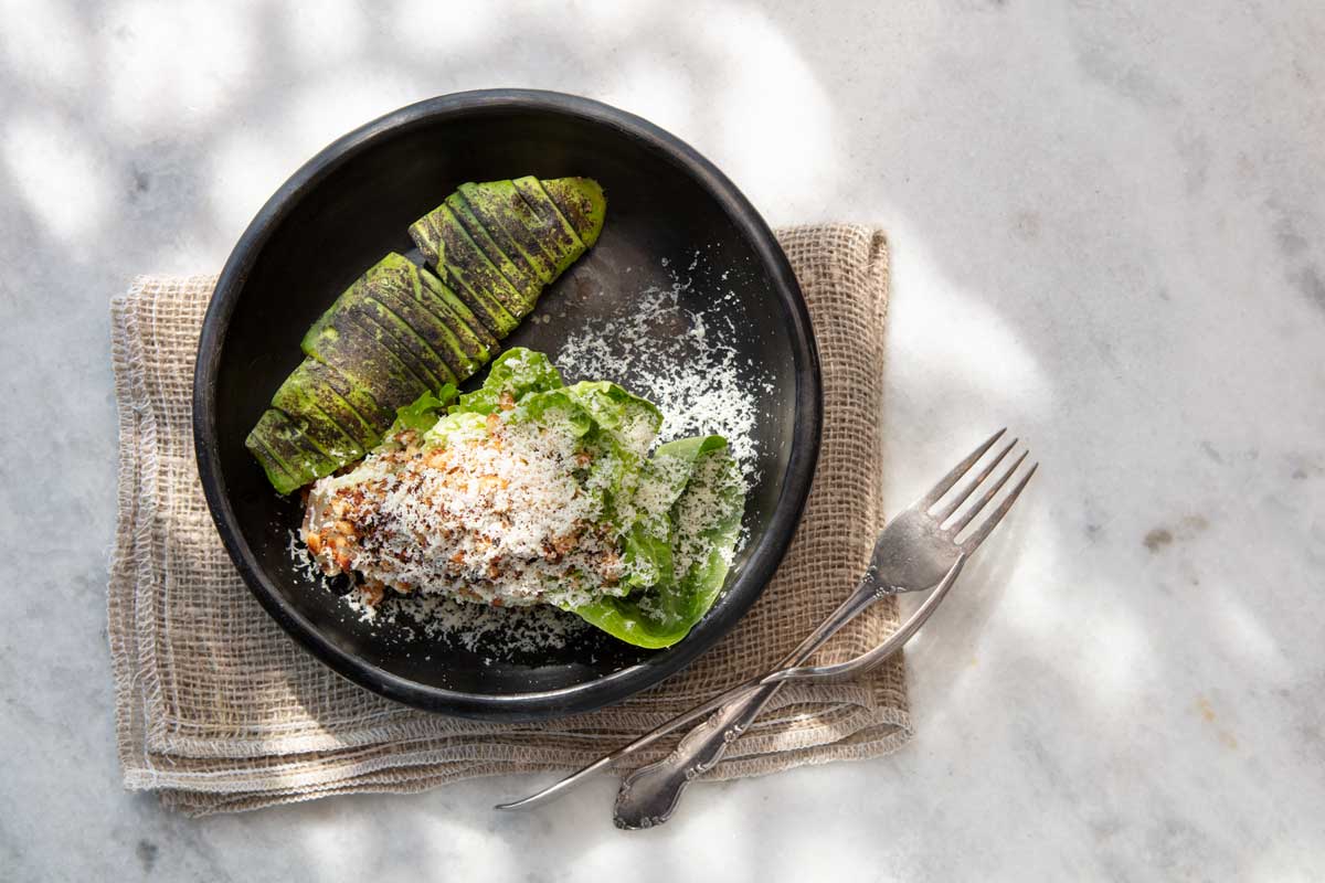 Ensalada fresca de aguacate receta