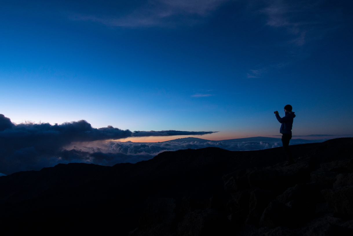 Amanecer en volcán