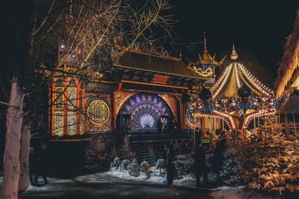 Jardínes Tivoli, Destinos de la literatura universal