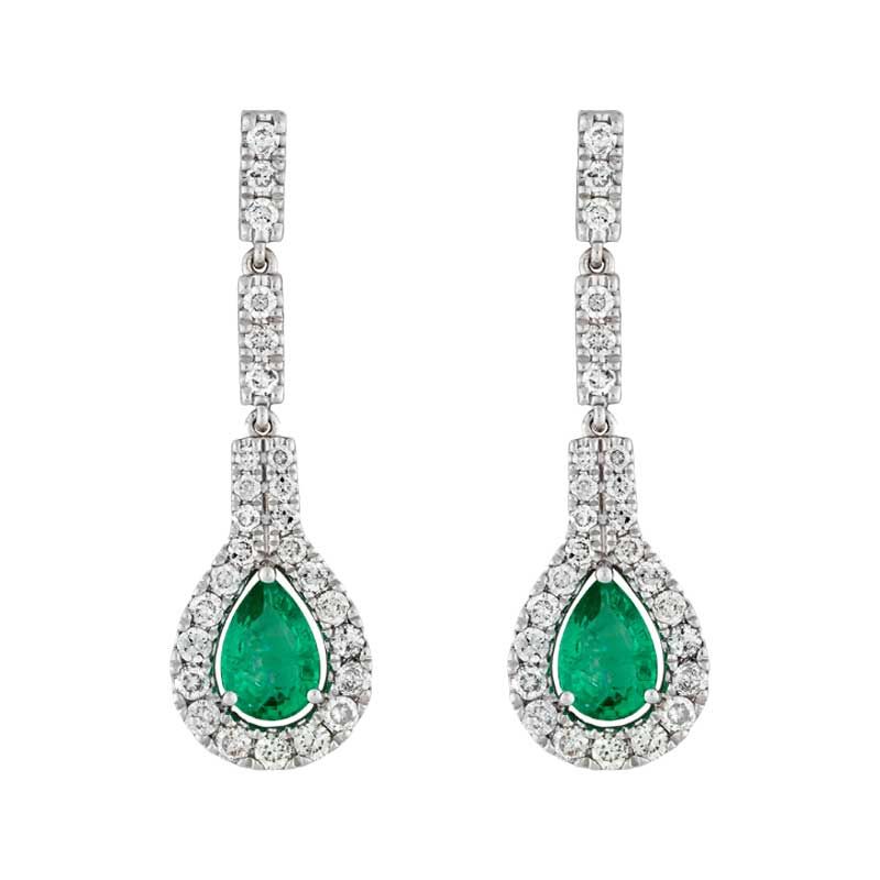 pendientes esmeralda kevin's joyeros