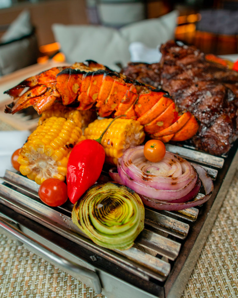 Carne y mariscos The Factory