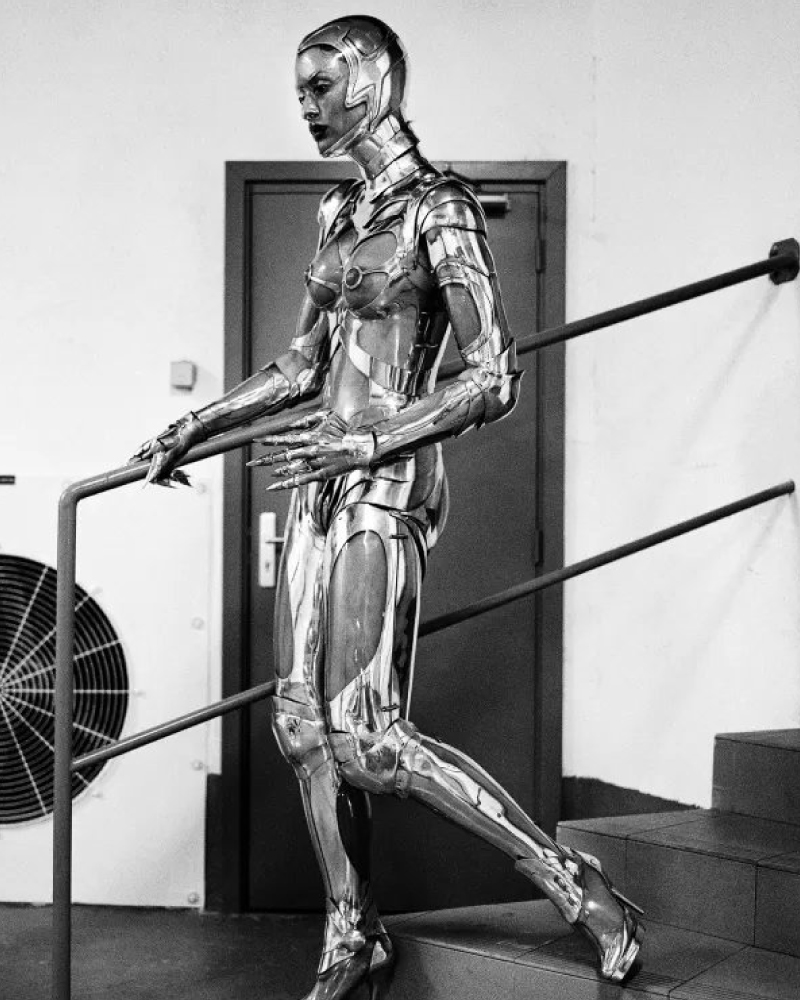 Mugler robot dress