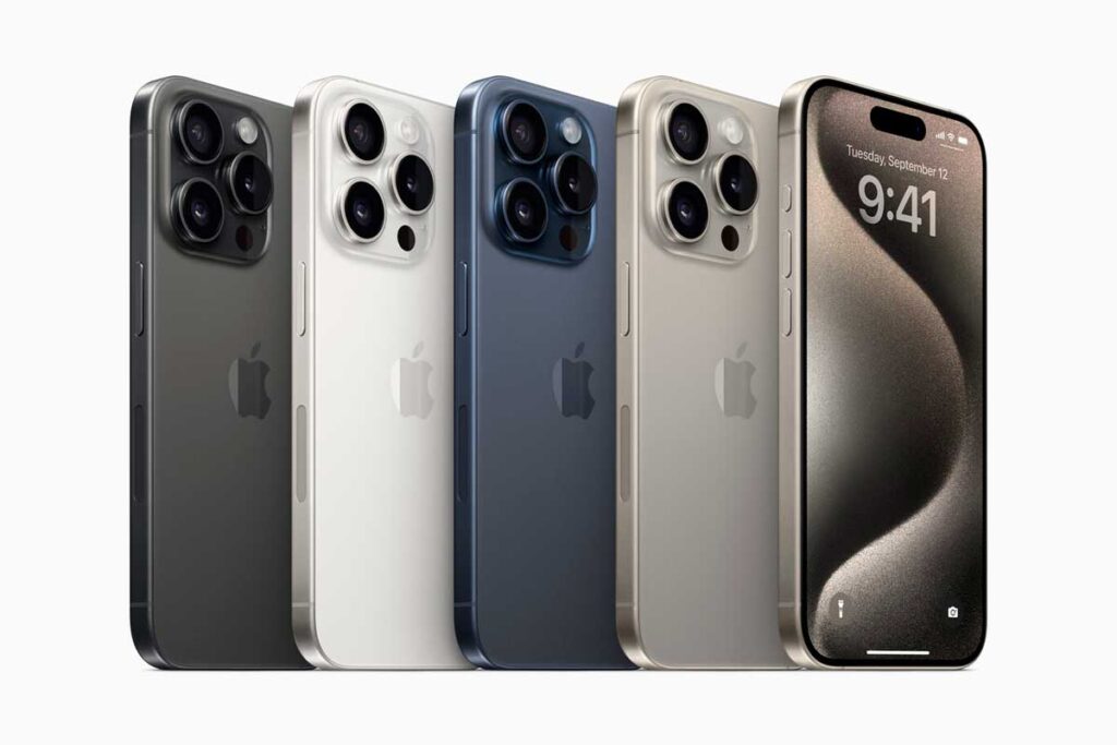 Apple iPhone 15 Pro Max, el Samsung Galaxy S24 Ultra