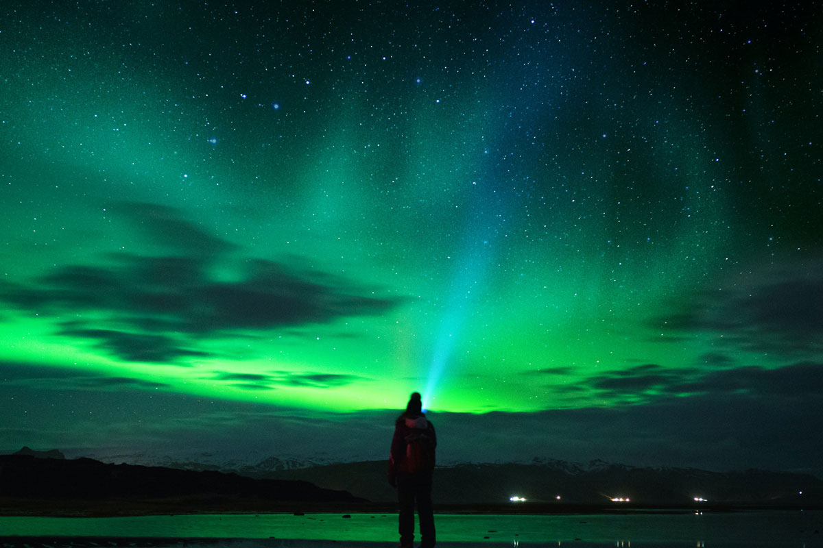 aurora estrellada