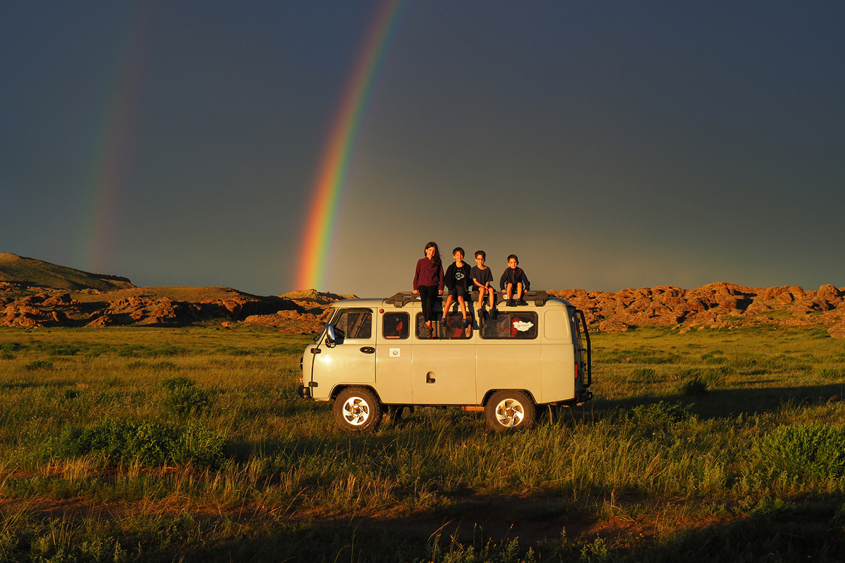 Uno de los países que visitaron en el documental BLINK es Mongolia.