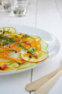 Receta con manzana