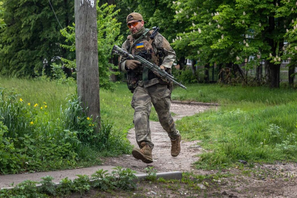 soldado en Ucrania