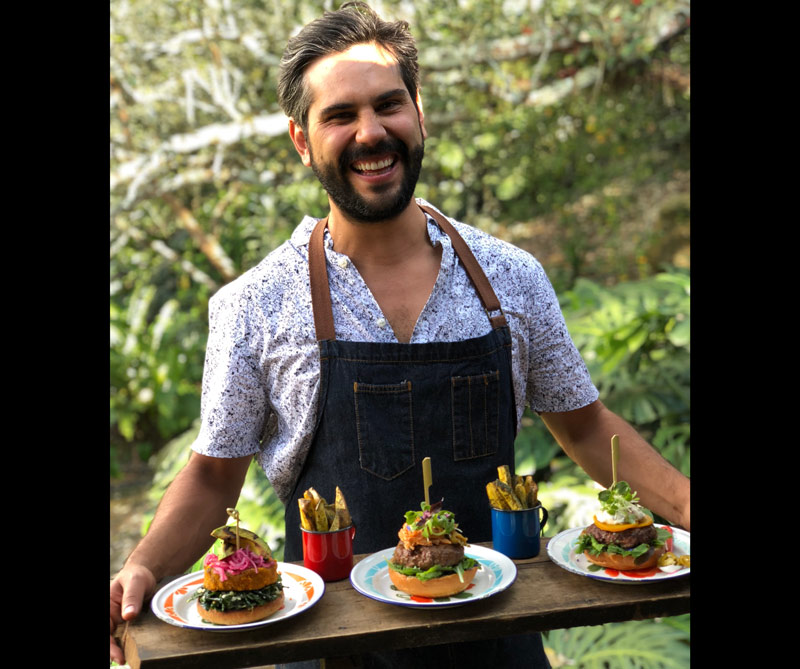 Chef de hamburguesa