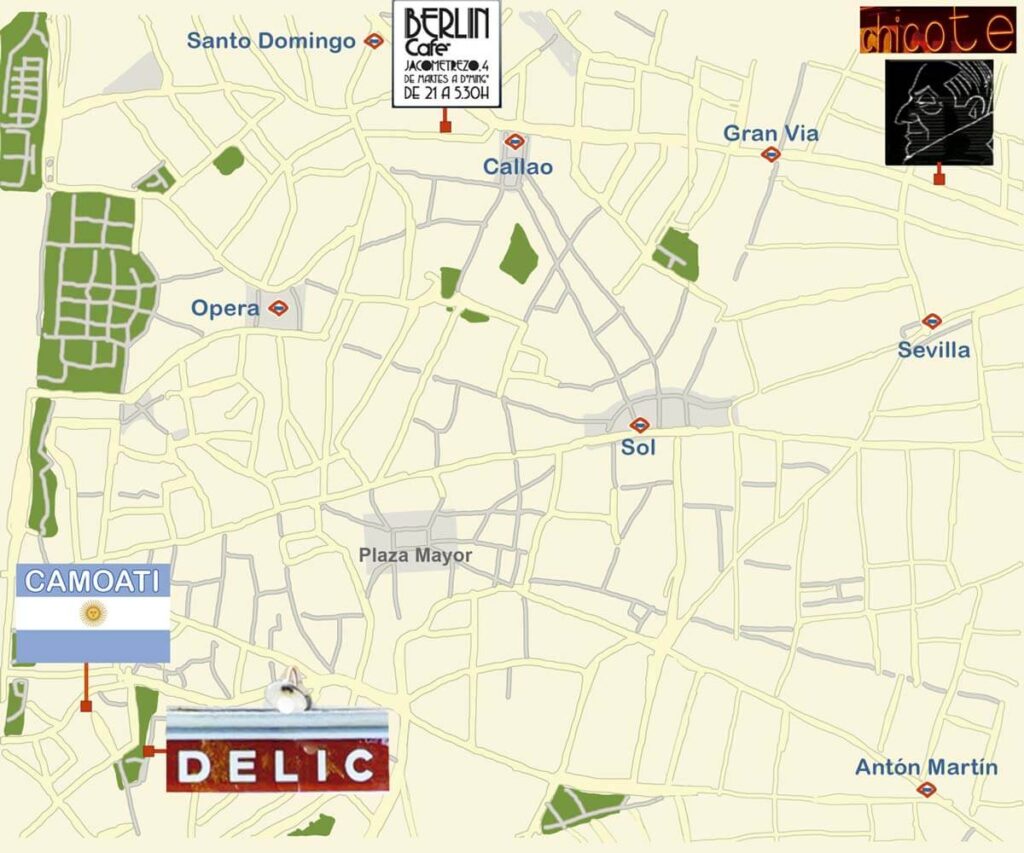 mapa madrid