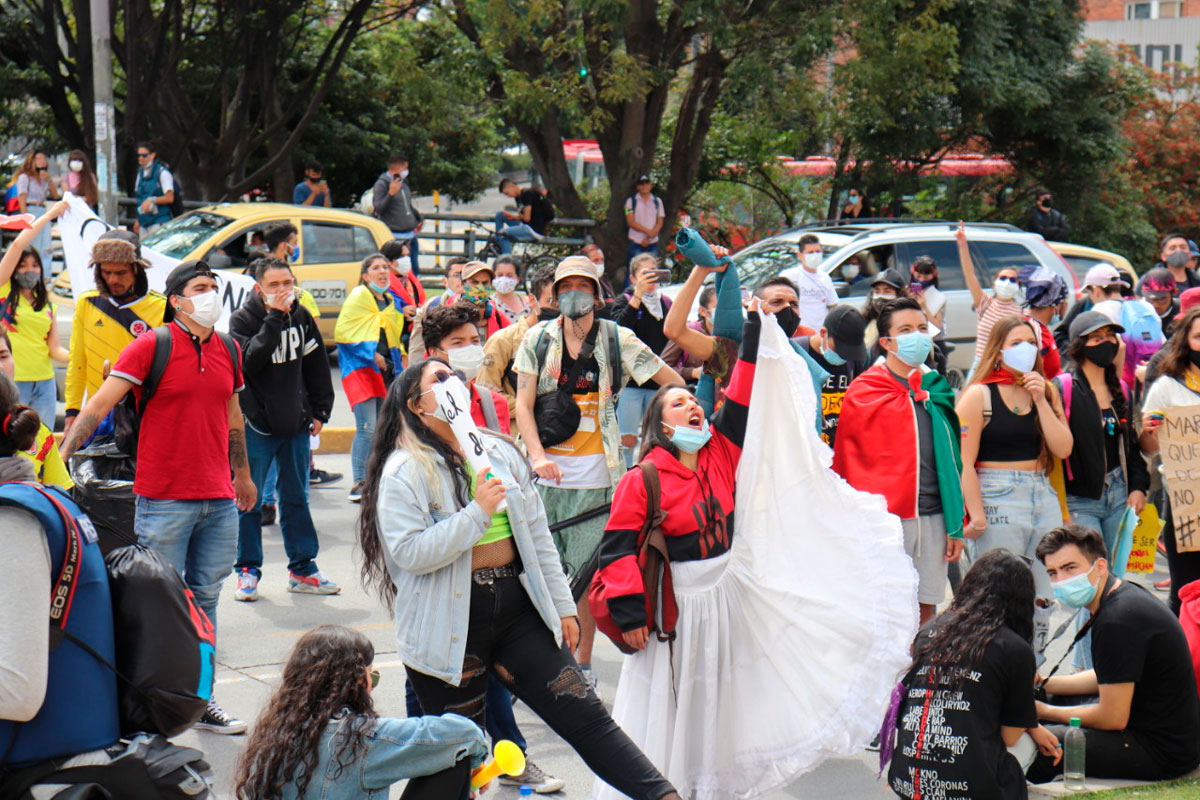 protesta pacífica