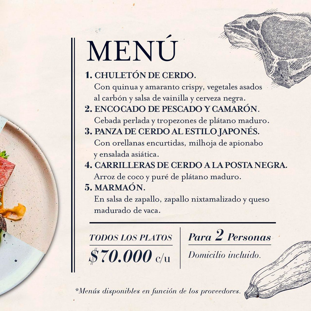 Menú El Chato