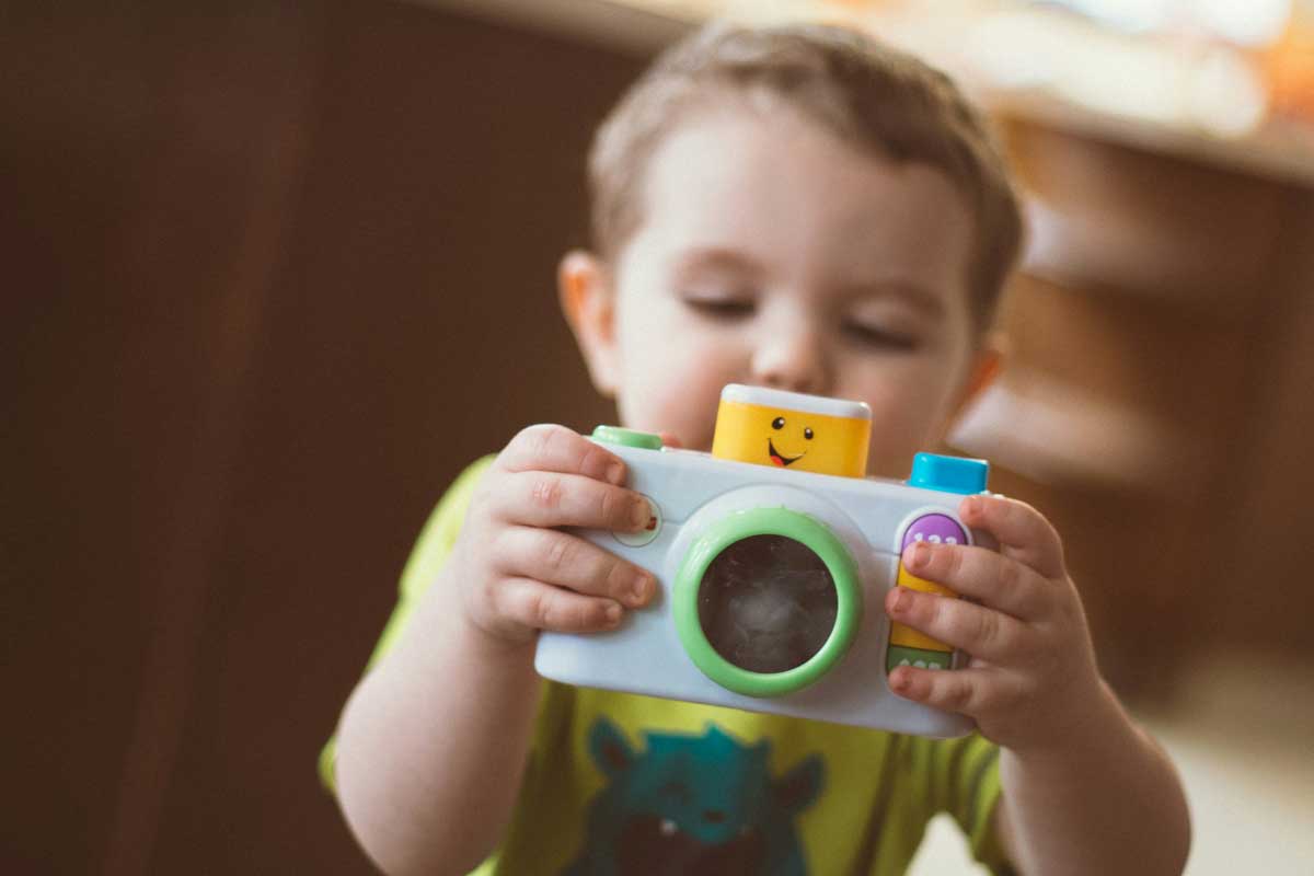 compartir las fotos de sus hijos