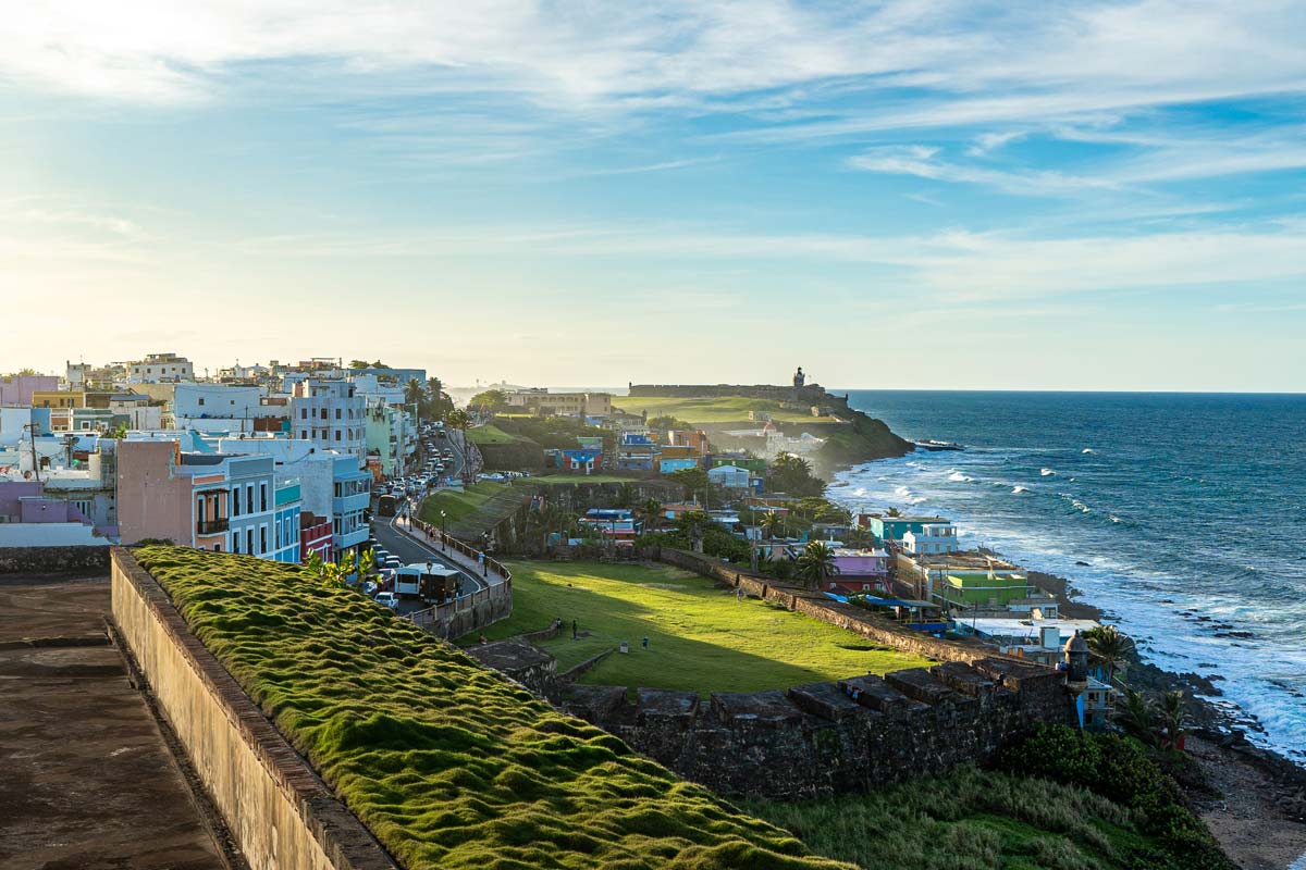 .El casco viejo de San Juan.
