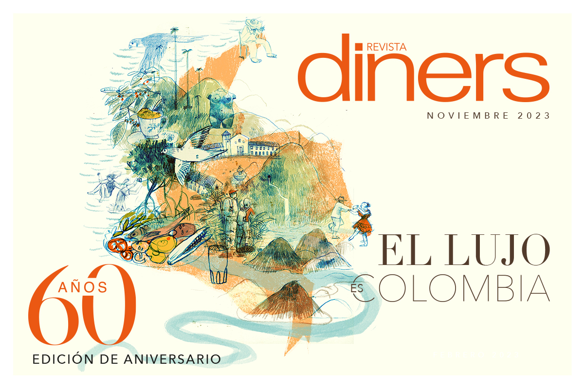 Portada edición de aniversario Revista Diners 60 años