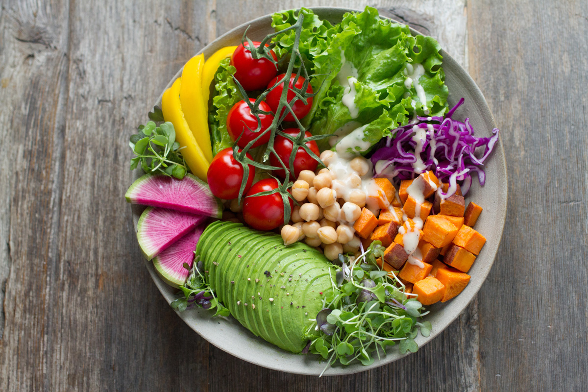 ensalada para el almuerzo
