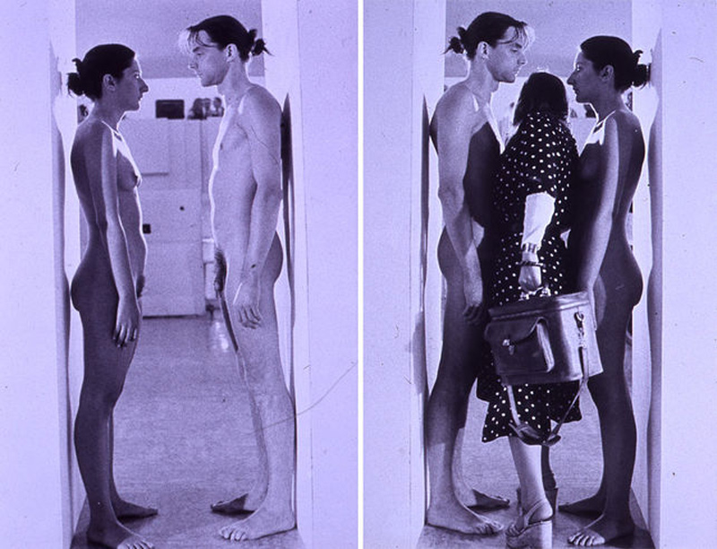 ulay y Marina Abramovic performance