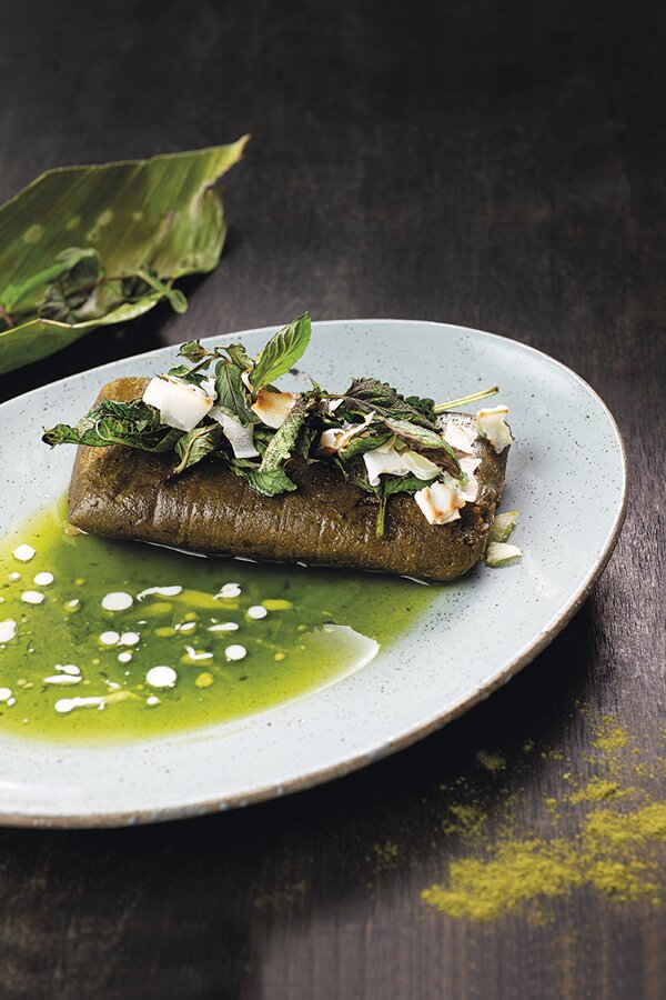 Tamal vegano Álvaro Clavijo