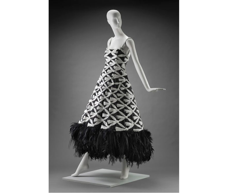 vestido de Karl Lagerfeld